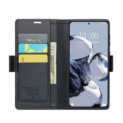 Xiaomi Redmi K50 Ultra Litchi Texture RFID Anti-theft Leather Phone Case with Butterfly Buckle, Stand & Card Wallet with TPU Shell