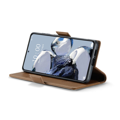 Xiaomi Redmi K50 Ultra Litchi Texture RFID Anti-theft Leather Phone Case with Butterfly Buckle, Stand & Card Wallet with TPU Shell