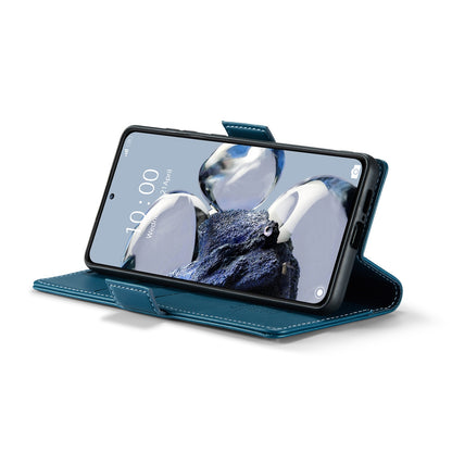 Xiaomi Redmi K50 Ultra Litchi Texture RFID Anti-theft Leather Phone Case with Butterfly Buckle, Stand & Card Wallet with TPU Shell