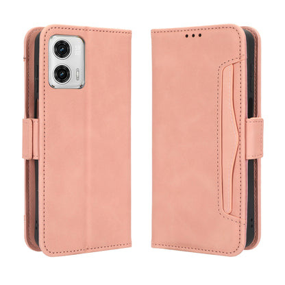 Motorola Moto G 5G 2023 Skin Feel PU Leather Wallet Phone Case with Card Slots, Cash Pocket, Magnetic Closure, Built-In Stand, Full Protection TPU Cover