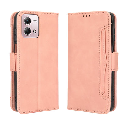 Motorola Moto G Stylus 4G 2023 Skin Feel PU Leather Wallet Phone Case with Card Slots, Cash Pocket, Magnetic Closure, Built-In Stand, Full Protection TPU Cover