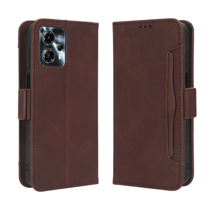 Motorola Moto G53 Skin Feel PU Leather Wallet Phone Case with Card Slots, Cash Pocket, Magnetic Closure, Built-In Stand, Full Protection TPU Cover