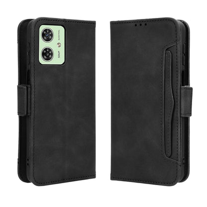 Motorola Moto G54 5G Skin Feel PU Leather Wallet Phone Case with Card Slots, Cash Pocket, Magnetic Closure, Built-In Stand, Full Protection TPU Cover