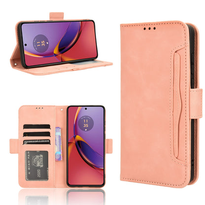 Motorola Moto G84 5G Skin Feel PU Leather Wallet Phone Case with Card Slots, Cash Pocket, Magnetic Closure, Built-In Stand, Full Protection TPU Cover