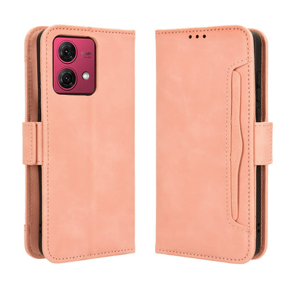 Motorola Moto G84 5G Skin Feel PU Leather Wallet Phone Case with Card Slots, Cash Pocket, Magnetic Closure, Built-In Stand, Full Protection TPU Cover