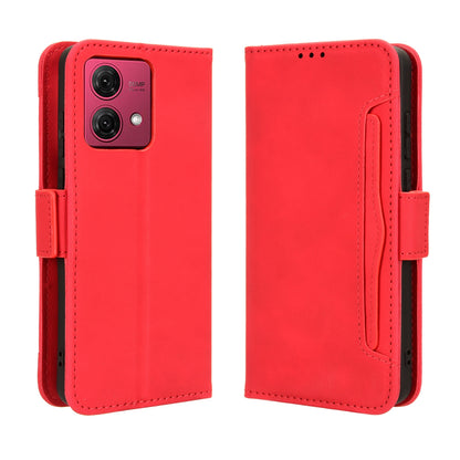 Motorola Moto G84 5G Skin Feel PU Leather Wallet Phone Case with Card Slots, Cash Pocket, Magnetic Closure, Built-In Stand, Full Protection TPU Cover