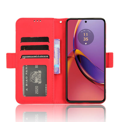 Motorola Moto G84 5G Skin Feel PU Leather Wallet Phone Case with Card Slots, Cash Pocket, Magnetic Closure, Built-In Stand, Full Protection TPU Cover