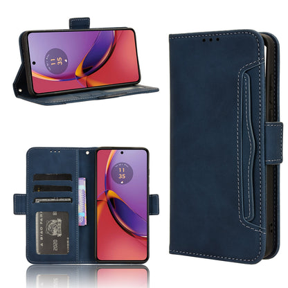 Motorola Moto G84 5G Skin Feel PU Leather Wallet Phone Case with Card Slots, Cash Pocket, Magnetic Closure, Built-In Stand, Full Protection TPU Cover