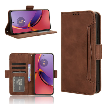 Motorola Moto G84 5G Skin Feel PU Leather Wallet Phone Case with Card Slots, Cash Pocket, Magnetic Closure, Built-In Stand, Full Protection TPU Cover