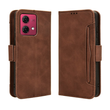 Motorola Moto G84 5G Skin Feel PU Leather Wallet Phone Case with Card Slots, Cash Pocket, Magnetic Closure, Built-In Stand, Full Protection TPU Cover