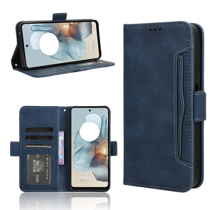Motorola Moto G Power 5G 2024 Skin Feel PU Leather Wallet Phone Case with Card Slots, Cash Pocket, Magnetic Closure, Built-In Stand, Full Protection TPU Cover