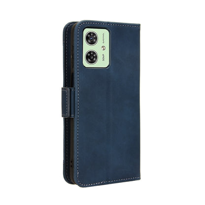 Motorola Moto G64 5G Skin Feel PU Leather Wallet Phone Case with Card Slots, Cash Pocket, Magnetic Closure, Built-In Stand, Full Protection TPU Cover