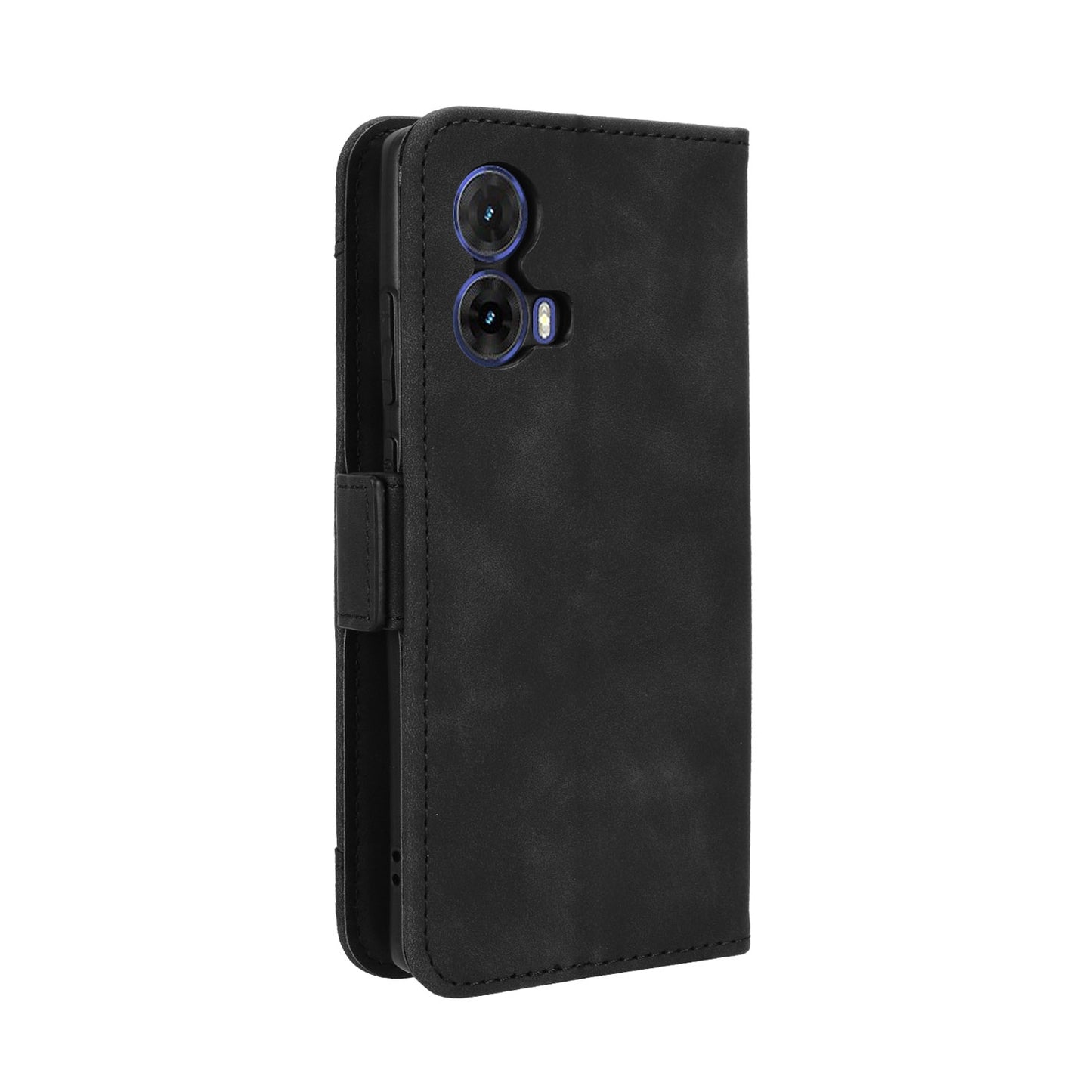Motorola Moto G85 5G Skin Feel PU Leather Wallet Phone Case with Card Slots, Cash Pocket, Magnetic Closure, Built-In Stand, Full Protection TPU Cover