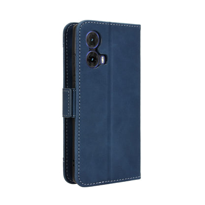 Motorola Moto S50 Neo 5G Skin Feel PU Leather Wallet Phone Case with Card Slots, Cash Pocket, Magnetic Closure, Built-In Stand, Full Protection TPU Cover