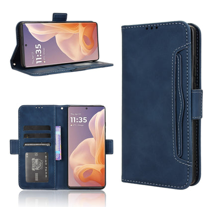 Motorola Moto S50 Neo 5G Skin Feel PU Leather Wallet Phone Case with Card Slots, Cash Pocket, Magnetic Closure, Built-In Stand, Full Protection TPU Cover