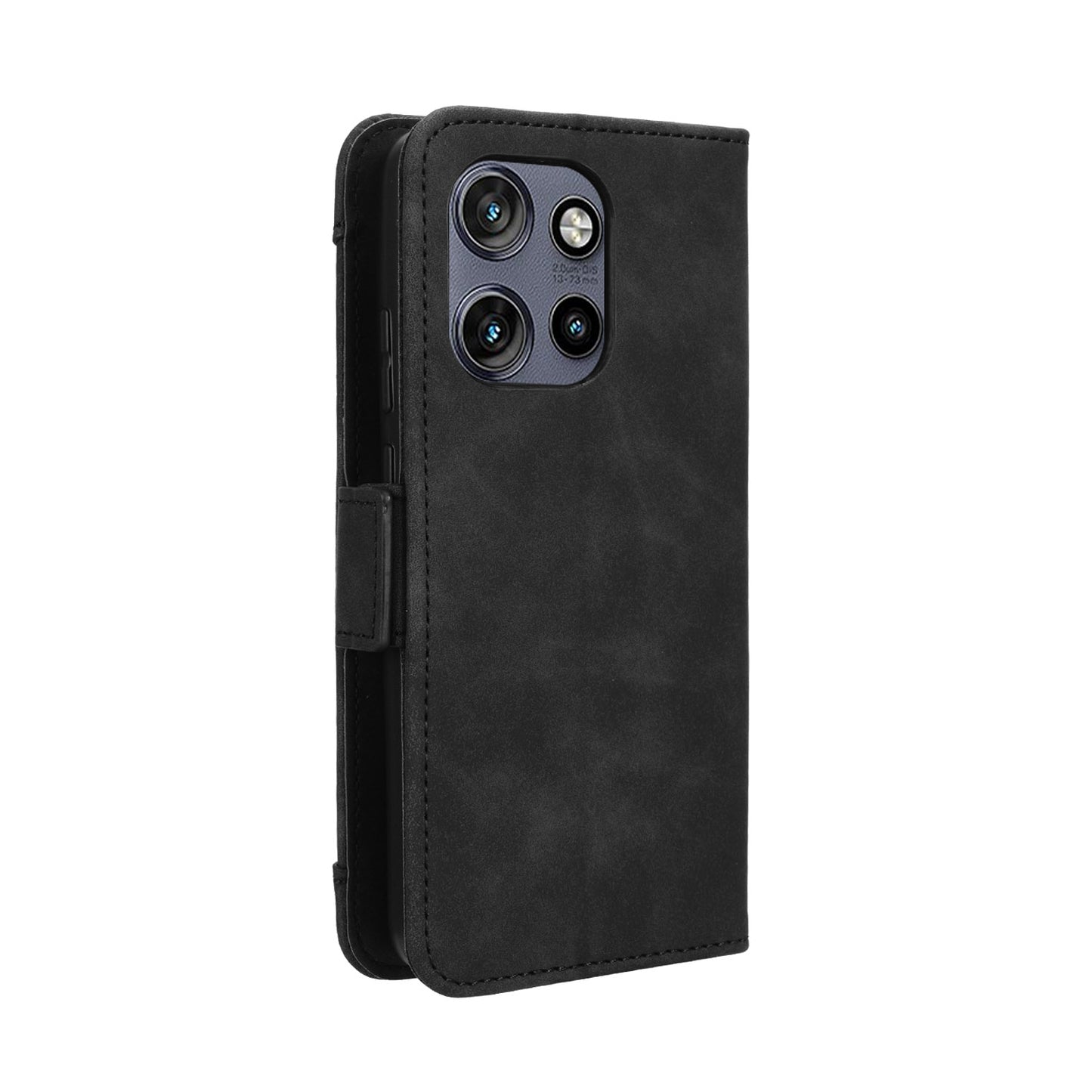 Motorola Moto S50 5G Skin Feel PU Leather Wallet Phone Case with Card Slots, Cash Pocket, Magnetic Closure, Built-In Stand, Full Protection TPU Cover