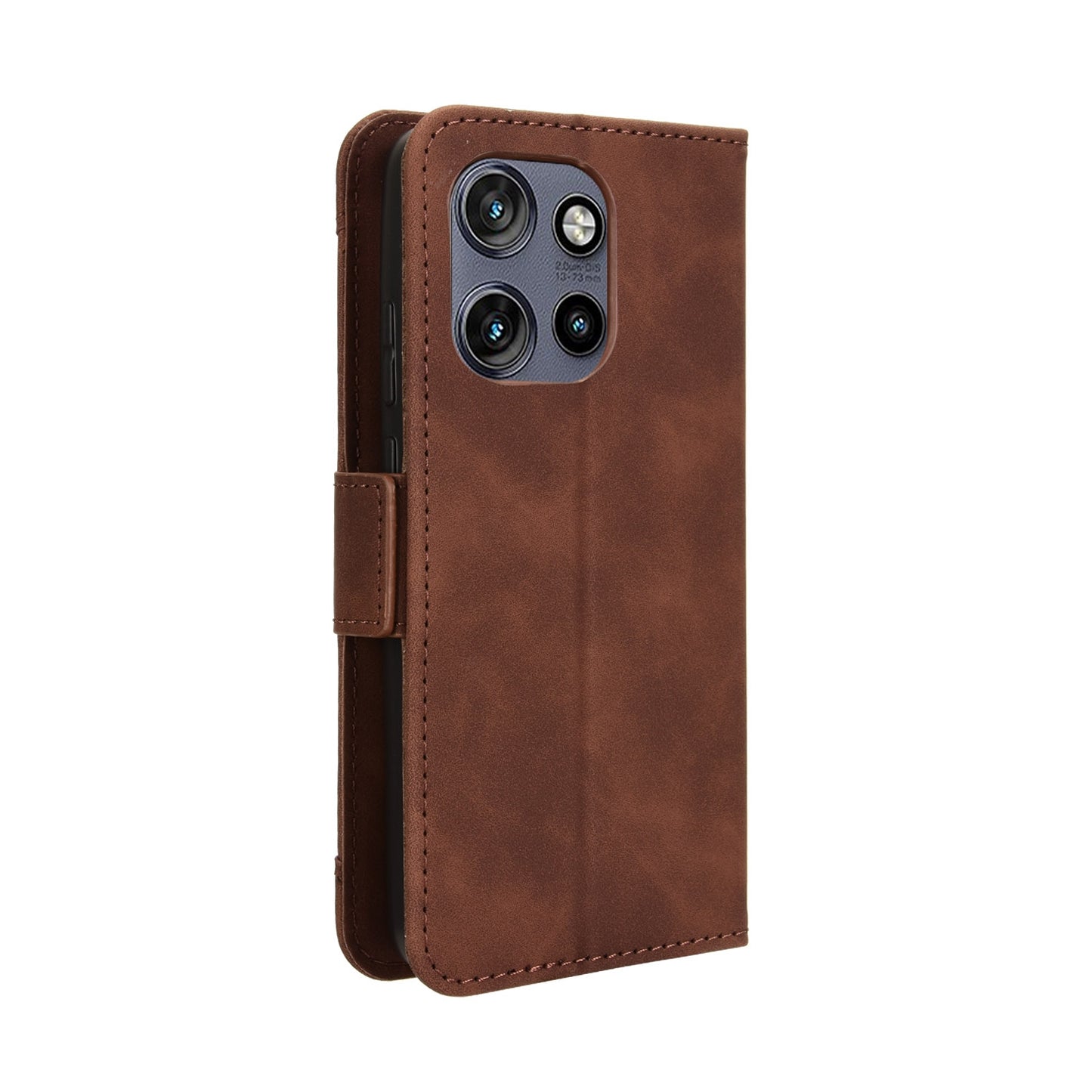 Motorola Moto S50 5G Skin Feel PU Leather Wallet Phone Case with Card Slots, Cash Pocket, Magnetic Closure, Built-In Stand, Full Protection TPU Cover