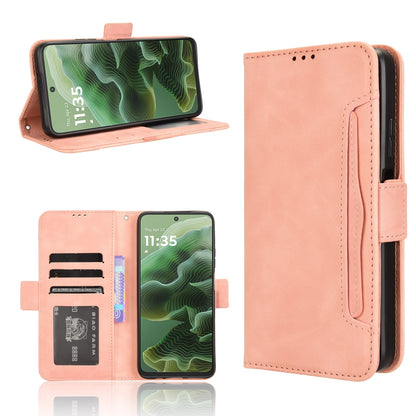 Motorola Moto G35 5G Skin Feel PU Leather Wallet Phone Case with Card Slots, Cash Pocket, Magnetic Closure, Built-In Stand, Full Protection TPU Cover
