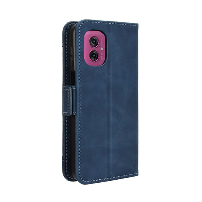 Motorola Moto G55 5G Skin Feel PU Leather Wallet Phone Case with Card Slots, Cash Pocket, Magnetic Closure, Built-In Stand, Full Protection TPU Cover