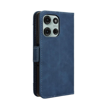 Motorola Moto G75 5G Skin Feel PU Leather Wallet Phone Case with Card Slots, Cash Pocket, Magnetic Closure, Built-In Stand, Full Protection TPU Cover