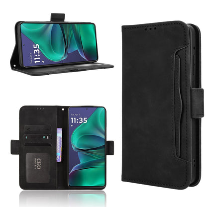 Motorola Moto G Stylus 5G 2025 Skin Feel PU Leather Wallet Phone Case with Card Slots, Cash Pocket, Magnetic Closure, Built-In Stand, Full Protection TPU Cover