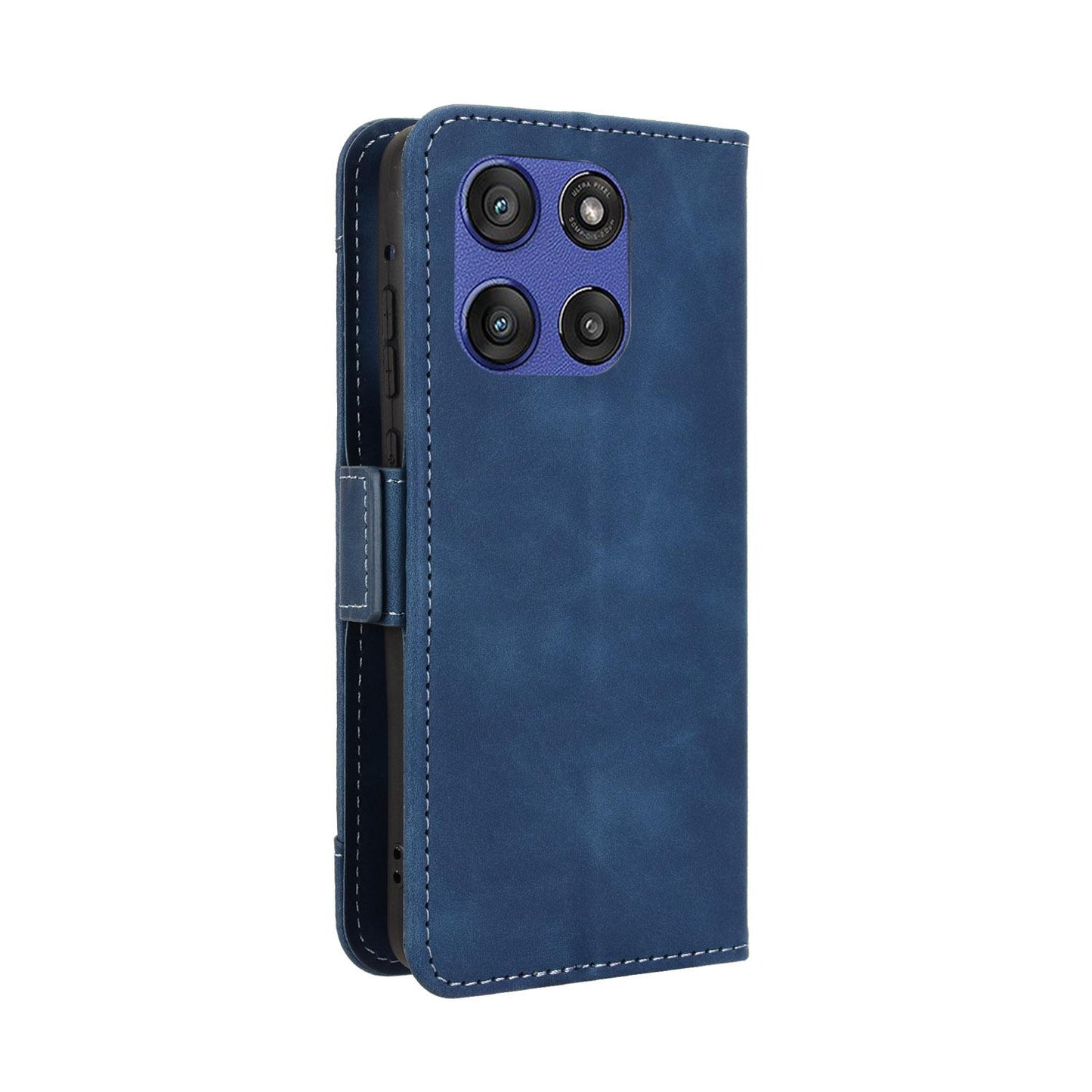 Motorola Moto G Stylus 5G 2025 Skin Feel PU Leather Wallet Phone Case with Card Slots, Cash Pocket, Magnetic Closure, Built-In Stand, Full Protection TPU Cover