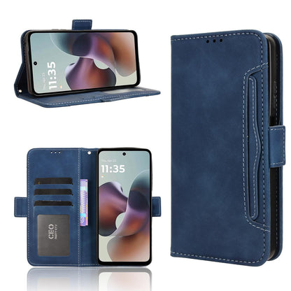 Motorola Moto G56 Skin Feel PU Leather Wallet Phone Case with Card Slots, Cash Pocket, Magnetic Closure, Built-In Stand, Full Protection TPU Cover