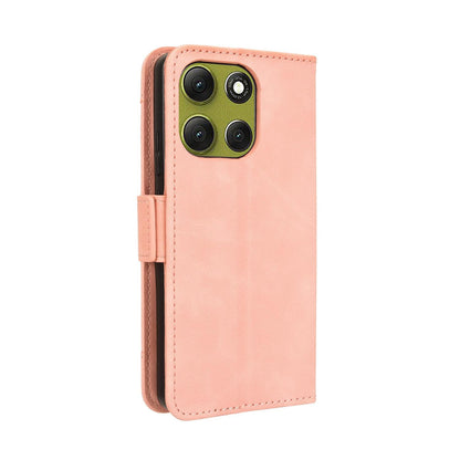 Motorola Moto G86 5G Skin Feel PU Leather Wallet Phone Case with Card Slots, Cash Pocket, Magnetic Closure, Built-In Stand, Full Protection TPU Cover