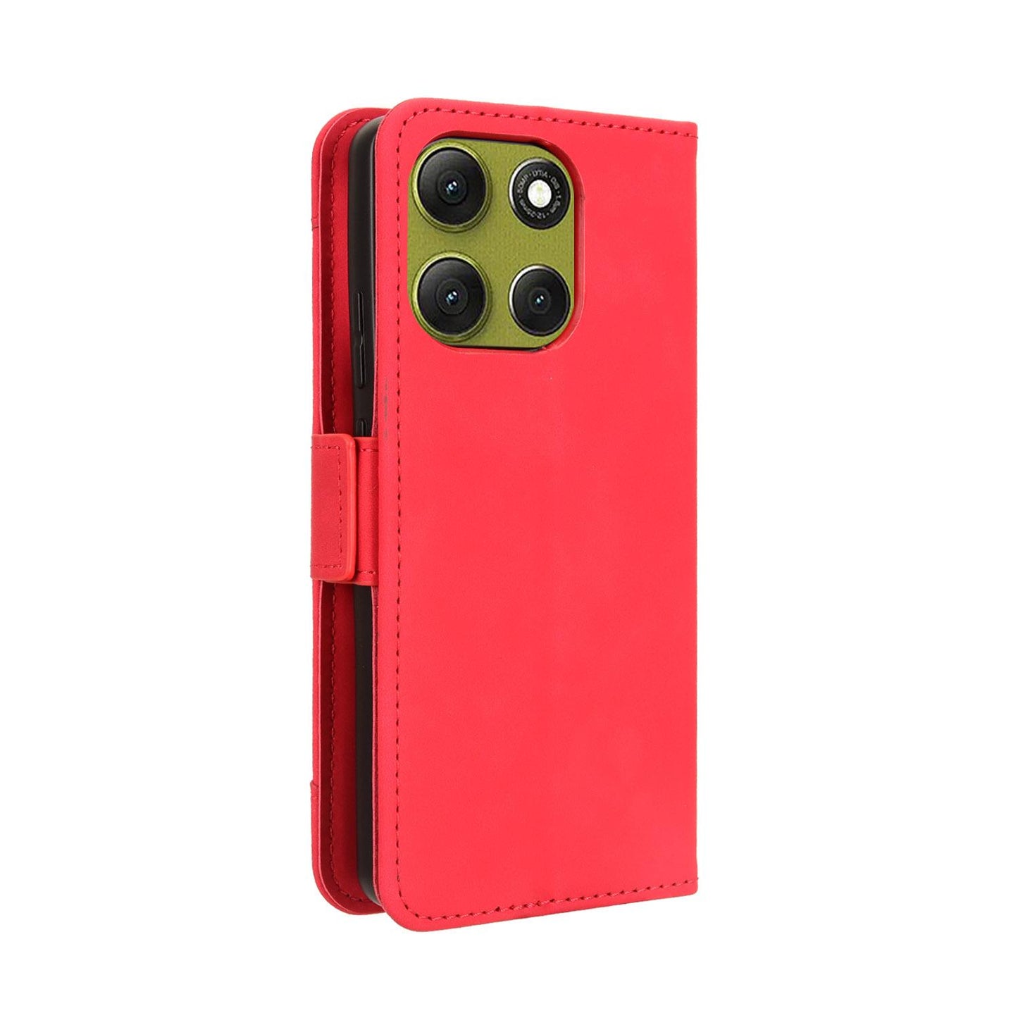 Motorola Moto G86 5G Skin Feel PU Leather Wallet Phone Case with Card Slots, Cash Pocket, Magnetic Closure, Built-In Stand, Full Protection TPU Cover