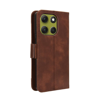 Motorola Moto G86 5G Skin Feel PU Leather Wallet Phone Case with Card Slots, Cash Pocket, Magnetic Closure, Built-In Stand, Full Protection TPU Cover