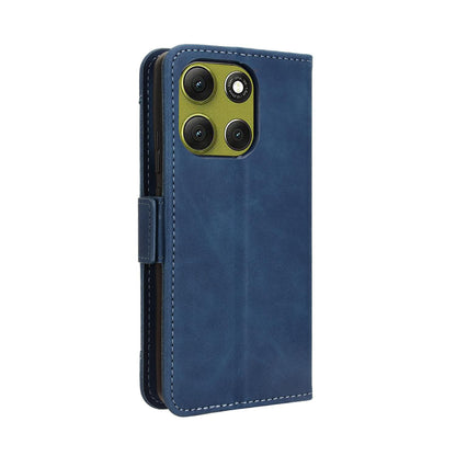 Motorola Moto G86 Power 5G Skin Feel PU Leather Wallet Phone Case with Card Slots, Cash Pocket, Magnetic Closure, Built-In Stand, Full Protection TPU Cover