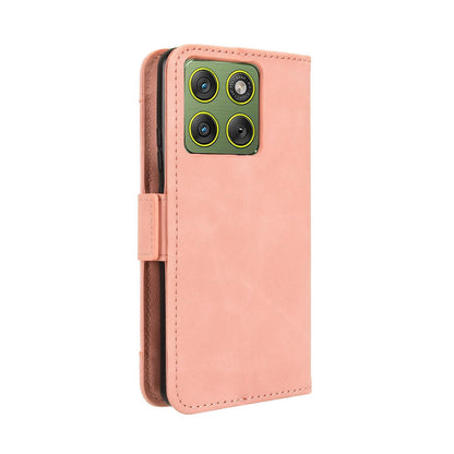 Motorola Edge 70 5G Skin Feel PU Leather Wallet Phone Case with Card Slots, Cash Pocket, Magnetic Closure, Built-In Stand, Full Protection TPU Cover