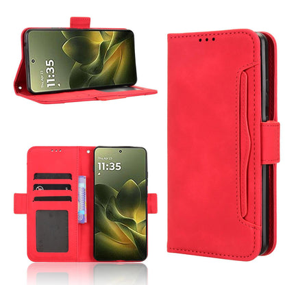 Motorola Edge 70 5G Skin Feel PU Leather Wallet Phone Case with Card Slots, Cash Pocket, Magnetic Closure, Built-In Stand, Full Protection TPU Cover