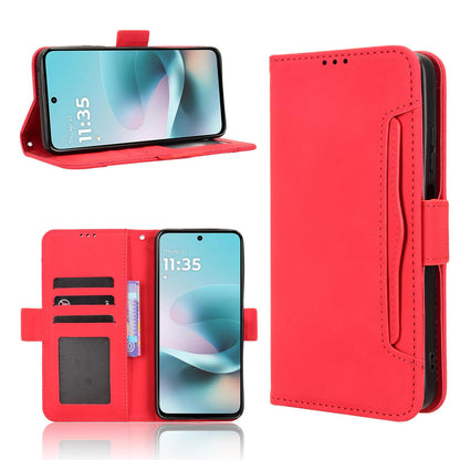 Motorola Moto G67 Power Skin Feel PU Leather Wallet Phone Case with Card Slots, Cash Pocket, Magnetic Closure, Built-In Stand, Full Protection TPU Cover