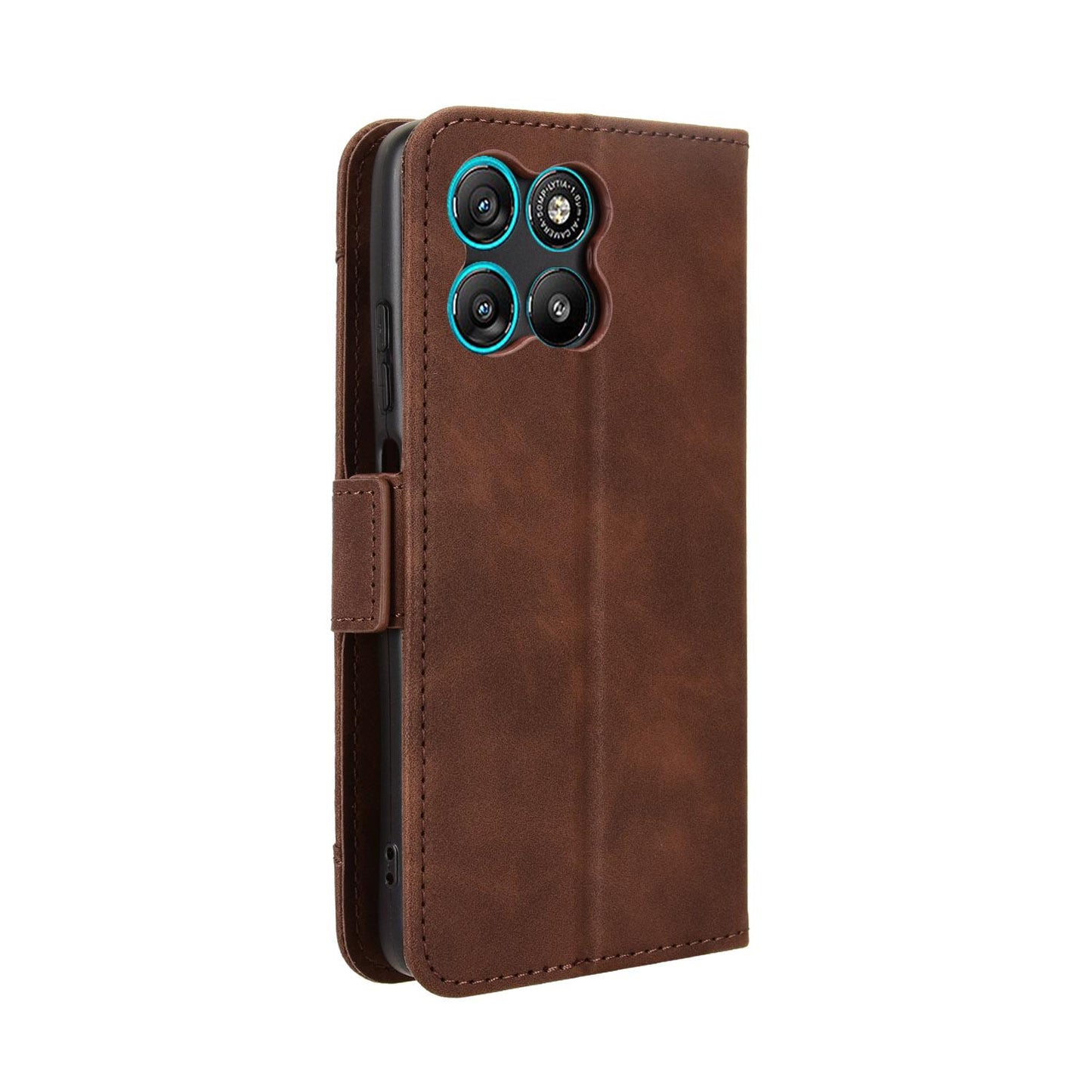 Motorola Moto G67 Power Skin Feel PU Leather Wallet Phone Case with Card Slots, Cash Pocket, Magnetic Closure, Built-In Stand, Full Protection TPU Cover