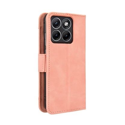 Motorola Edge 70 Fusion 5G Skin Feel PU Leather Wallet Phone Case with Card Slots, Cash Pocket, Magnetic Closure, Built-In Stand, Full Protection TPU Cover