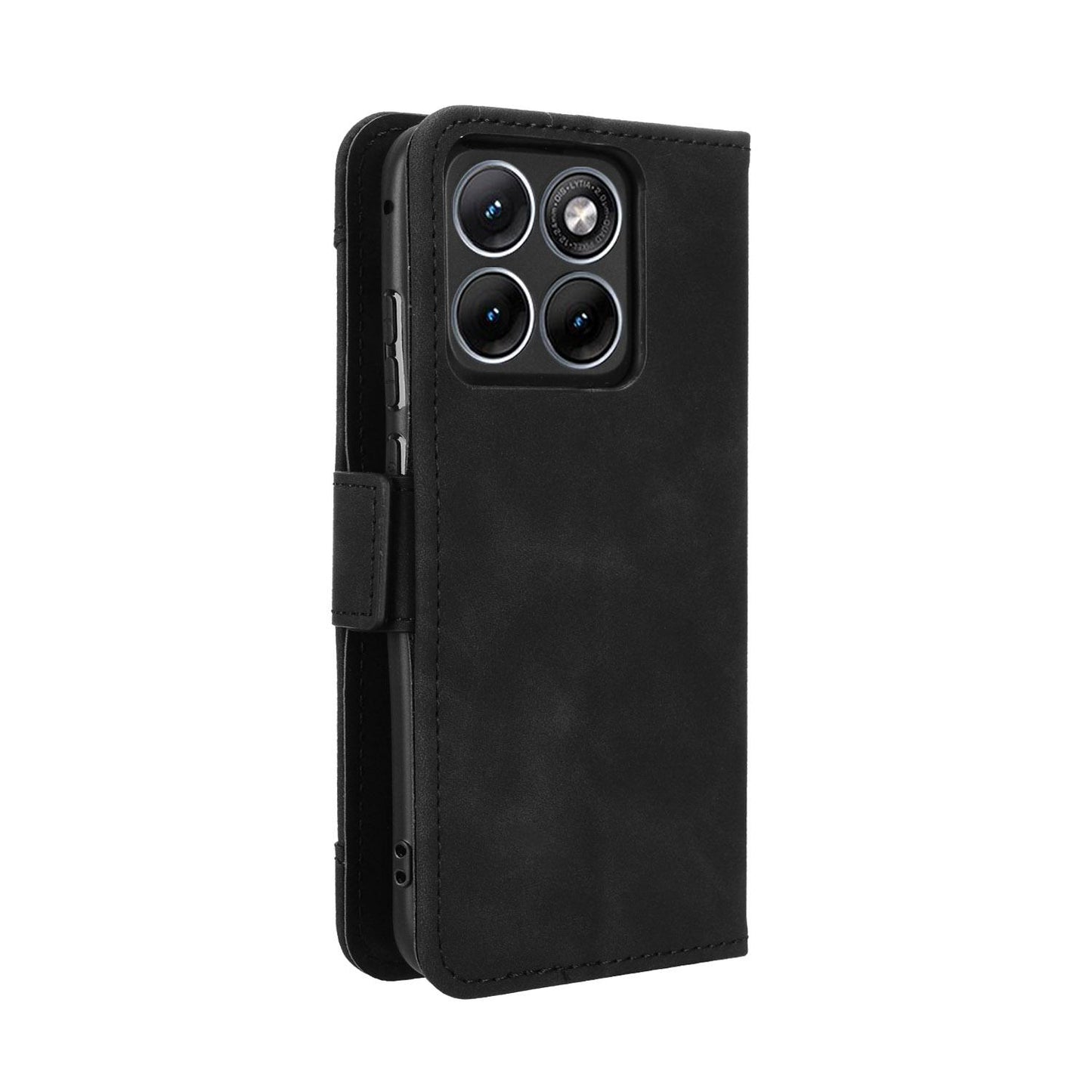 Motorola Edge 70 Fusion 5G Skin Feel PU Leather Wallet Phone Case with Card Slots, Cash Pocket, Magnetic Closure, Built-In Stand, Full Protection TPU Cover