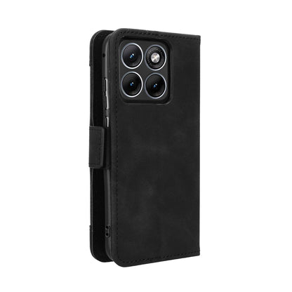 Motorola Edge 70 Fusion 5G Skin Feel PU Leather Wallet Phone Case with Card Slots, Cash Pocket, Magnetic Closure, Built-In Stand, Full Protection TPU Cover