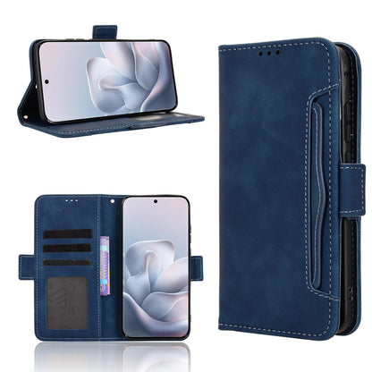 Motorola Edge 70 Fusion 5G Skin Feel PU Leather Wallet Phone Case with Card Slots, Cash Pocket, Magnetic Closure, Built-In Stand, Full Protection TPU Cover
