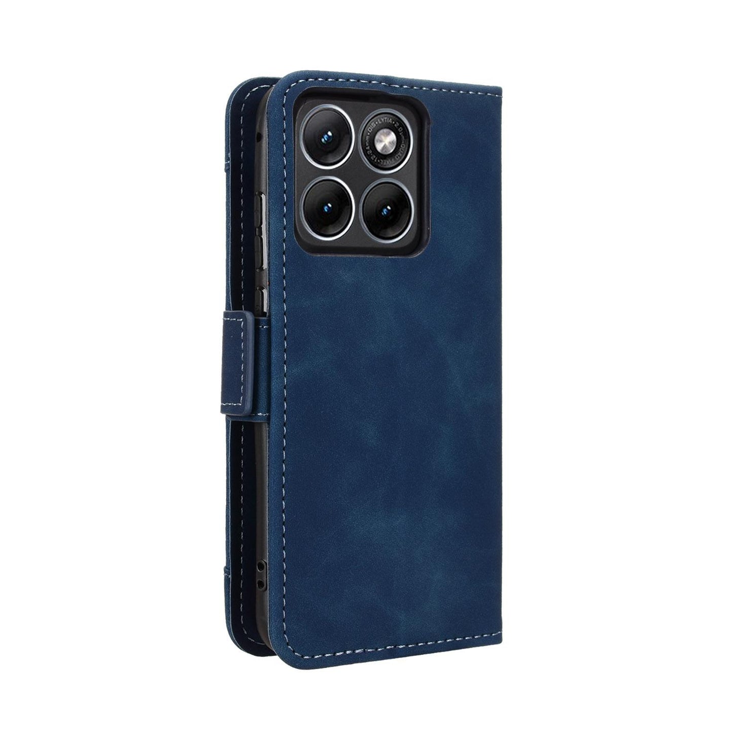 Motorola Edge 70 Fusion 5G Skin Feel PU Leather Wallet Phone Case with Card Slots, Cash Pocket, Magnetic Closure, Built-In Stand, Full Protection TPU Cover