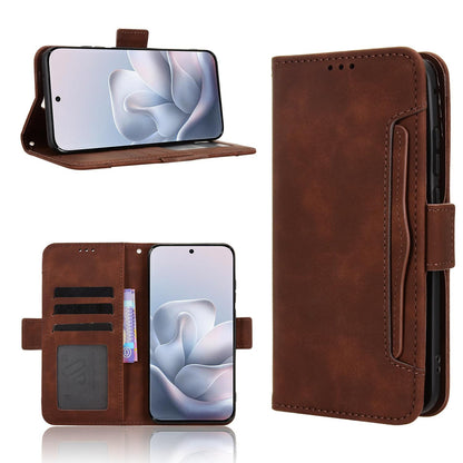 Motorola Edge 70 Fusion 5G Skin Feel PU Leather Wallet Phone Case with Card Slots, Cash Pocket, Magnetic Closure, Built-In Stand, Full Protection TPU Cover