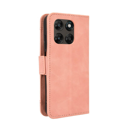 Motorola Moto G77 5G Skin Feel PU Leather Wallet Phone Case with Card Slots, Cash Pocket, Magnetic Closure, Built-In Stand, Full Protection TPU Cover