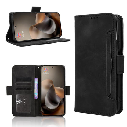 Motorola Moto G67 Skin Feel PU Leather Wallet Phone Case with Card Slots, Cash Pocket, Magnetic Closure, Built-In Stand, Full Protection TPU Cover