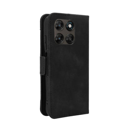 Motorola Moto G77 5G Skin Feel PU Leather Wallet Phone Case with Card Slots, Cash Pocket, Magnetic Closure, Built-In Stand, Full Protection TPU Cover