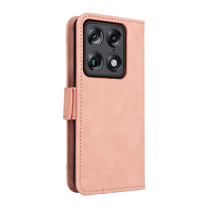 Motorola Moto X70 Air Pro Skin Feel PU Leather Wallet Phone Case with Card Slots, Cash Pocket, Magnetic Closure, Built-In Stand, Full Protection TPU Cover