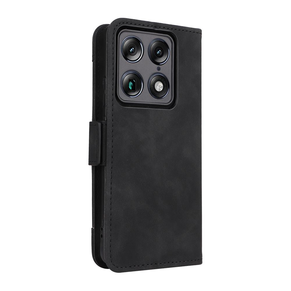 Motorola Moto X70 Air Pro Skin Feel PU Leather Wallet Phone Case with Card Slots, Cash Pocket, Magnetic Closure, Built-In Stand, Full Protection TPU Cover
