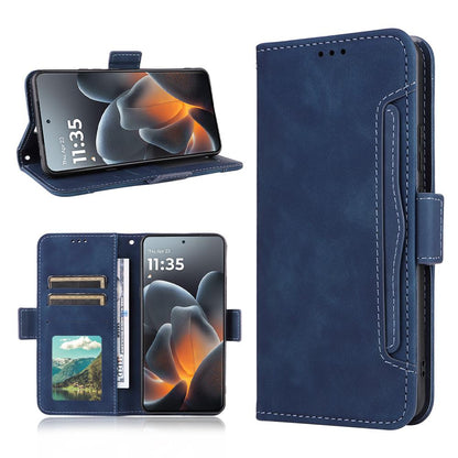 Motorola Signature 5G Skin Feel PU Leather Wallet Phone Case with Card Slots, Cash Pocket, Magnetic Closure, Built-In Stand, Full Protection TPU Cover