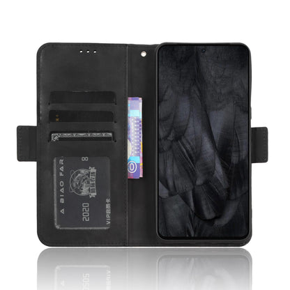 Google Pixel 8 Pro Skin Feel PU Leather Wallet Phone Case with Card Slots, Cash Pocket, Magnetic Closure, Built-In Stand, Full Protection TPU Cover