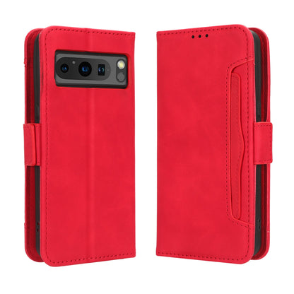 Google Pixel 8 Pro Skin Feel PU Leather Wallet Phone Case with Card Slots, Cash Pocket, Magnetic Closure, Built-In Stand, Full Protection TPU Cover