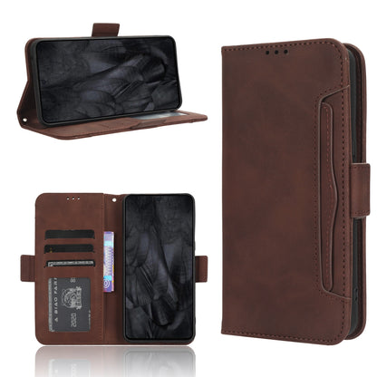 Google Pixel 8 Pro Skin Feel PU Leather Wallet Phone Case with Card Slots, Cash Pocket, Magnetic Closure, Built-In Stand, Full Protection TPU Cover